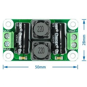 Resim 0-50V 4A DC Güç Kaynağı Filtresi Gürültü Bastırıcı Azaltıcı Filt 