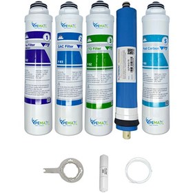 Resim Pemax Water Solutions Kapalı Kasa Su Arıtma Cihazlarına Tak Çevir 5'li Vontron Mebran Tatlandırıcı 