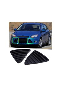 Resim Ford Focus Mk3 Ön Tampon Panjuru Üçgen Panjur Mat Siyah Sağ Sol 
