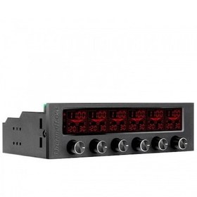 Resim Thermaltake AC-024-BN1NAN-A1 Commander F6 RGB LCD Ekranlı Multi Fan Kontrol Ünitesi 