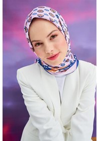 Resim Carell Twill Eşarp Mina Pembe Çok Renkli 