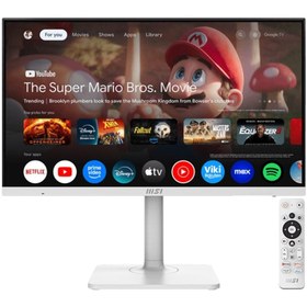 Resim MSI Modern MD272UPSW 27″ 60Hz 1ms AdaptiveSync UHD Flat IPS Flat Beyaz Pivot Monitör 