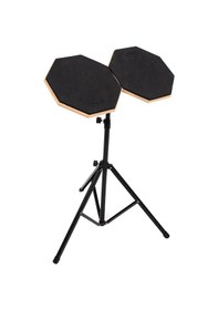 Resim Donizetti Bateri Drum Pratik Çalışma Pedi ve Standı Baget İkili 