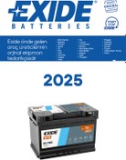 Resim Exide 12V 70 AH EFB (START&STOP) 2025 / İTALYA İSPANYA ÜRETİM 720 CCA 