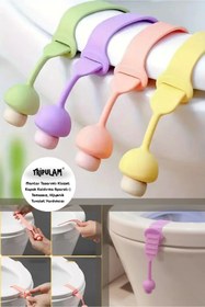 Resim TRİPULAM Mantar Tasarımlı Klozet Kapak Kaldırma Aparatı | Temassız, Hijyenik Tuvalet Yardımcısı 