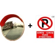 Resim Lorex LR-25A Trafik Güvenlik Aynası + Garaj Kapısı Park Etmeyiniz Pvc Levhası Hediyeli 