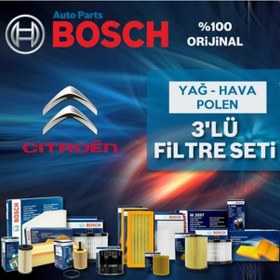 Resim Citroen C3 Picasso 1.6 Hdi Bosch Filtre Bakım Seti 2009-2013 (495584579) 