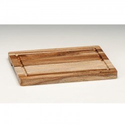 Resim Zicco J9-027 Akasya Steak Tahtası, 25x19 cm, Kalınlık 1.8 cm 