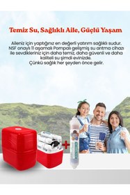 Resim Aqua NSF Teknolojili 11 Aşamalı Pompalı Profesyonel Su Arıtma Cihazı 