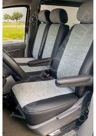Resim Vk Auto Volkswagen Transporter 8+1 9 Koltuk Araca Özel Koltuk Kılıfı 