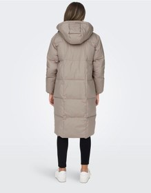 Resim Only Onlvilma Down Long Coat Cc Otw Kadın Mont-27623 - Xs Açık Kahverengi 