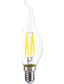 Resim Cata 4w Led Filament Kıvrık Buji Ampul Gün Işığı Ct-4062g 5 Adet 