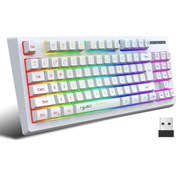Resim Cbtx HXSJ L100 2.4 G Kablosuz RGB Oyuncu Klavye 