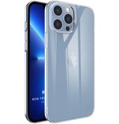 Resim Apple Iphone 13 Pro Kılıf Non Yellowing Crystal Clear Sararma Önleyici Kristal Şeffaf Microsonic