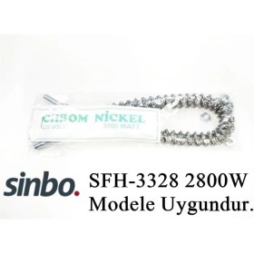 Resim Sern Sinbo Sfh 3328 2800W Uyumlu 3000W Infrared Soba Isıtıcı Rezistans Teli (Yatay) 