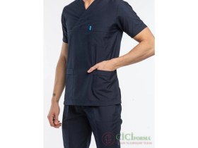 Resim Cici Forma Zarf Yaka Lacivert Erkek Takım 