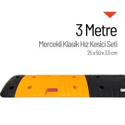 Resim İleri Trafik Mercekli Klasik Hız Kesici, Yol Kasisi 3 Metre 