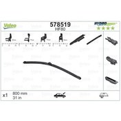 Resim VALEO 578519 Silecek Supurgesi On Muz Tip 800Mm Hf80 (Hydroconnect Coklu Baglanti) / (X1) 1611349580 (WE264239) 