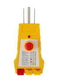 Resim Trendooze Gfci Elektrik Prizleri Test Cihazı Ev Soketi Topraklama Modeli Turuncu 