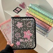Resim Kore Tarzı PVC Ciltli Dosya Kapağı - Fotoğraf Albümleri ve Kırtasiye Koleksiyonu için A5 Zarif Kart Ciltli Paket 