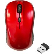 Resim Wozlo WZ-2818 Wireless 1600 Dpı Kablosuz Optik Mouse Rubber Kaplama - Kırmızı 