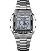 Resim Rogfer Skmeı 1381 Çok Fonksiyonlu Erkekler Açık İş Spor Noctilucent Su Geçirmez Dijital Bilek İzle Gümüş Çok Renkli Çok Renkli 