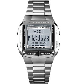 Resim Rogfer Skmeı 1381 Çok Fonksiyonlu Erkekler Açık İş Spor Noctilucent Su Geçirmez Dijital Bilek İzle Gümüş Çok Renkli Çok Renkli 