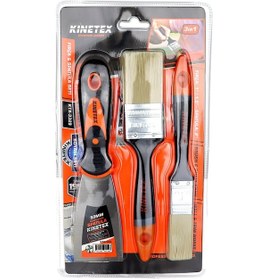 Resim 3pcs Boyacı - Nalbur Set 50mm Spatula - 2x Kestirme Fırça 4741 