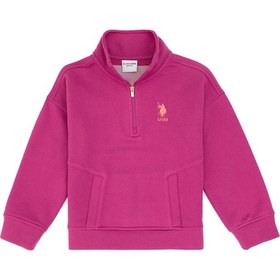 Resim U.s. Polo Assn. Kız Çocuk Pembe Sweatshirt 50314267-vr041 Pembe 