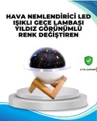 Resim AyrStore USB bağlantılı projektör ışıklı taşınabilir mini hava nemlendirici ve aroma difüzörü 