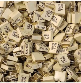 Resim 33nf 100v 5mm Polyester Kondansatör 100 Adet 