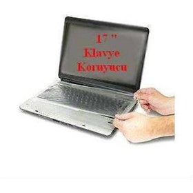 Resim Laptop Silikonlu Klavye Koruyucu 17 Inç 