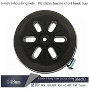 Resim Yifomall 148mm 6 İnç Pu Otomobil Parlatma Diski, 6 Uzun Delikli Otomatik Yapışkan Zımpara Kağıdı, Gex150 Elektrikli Aletlere Uygun 