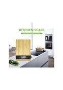 Resim Createtech Yeni Terazisi, Terazisi, Terazisi, Tartı, Pişirme Panel Panel Mutfak İlaç Gram Gıda Ev Ev Elektronik Elektronik Bambu Bambu 5kg/1g 5kg Du 