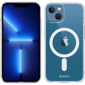 Resim Krusell Apple iPhone 13 Magsafe Şeffaf Kılıf 