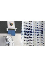 Resim Evdy Duş Perdesi Çamaşır Makinesi Örtüsü Takım 4961 Çift Kanat 2x100x200cm 