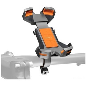 Resim Neevoyu Bisiklet Motor Elektrikli Araçlar İçin Telefon Tutucu: 360 Döner, Şok Emici, Tek Tık Kilit, Siyah Pb09plus-ad Siyah 