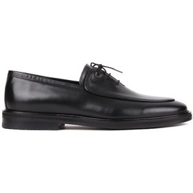 Resim Shoetyle - Siyah Deri Bağcıklı Erkek Klasik Ayakkabı 250-7511-1013 Deri Siyah 