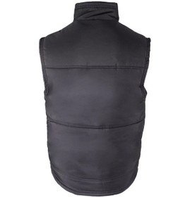 Resim Kışlık Polar Astarlı Yelek İş Güvenliği Ve Outdoor İçi Micro Konforlu Fonksiyonel Tasarım Siyah 