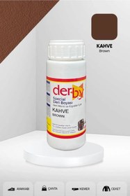 Resim Derby Special Kahve Deri Boyası 100 ml / Mont Eşya Çanta Kemer Cüzdan Ayakkabı Deri Boyası 