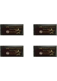 Resim Faber Castell Black Edition Sınav Silgisi 4 Adet 