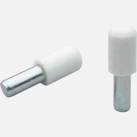 Resim Adilon Plastik Metal Başlı Raf Pimi 10'lu Beyaz 