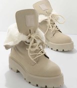 Resim Bambi Bej Süet Kadin Bot & Bootie K02678020602 Bambi
