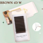 Resim Aguud Brown 4D Şekil Yonca Kirpikler, El Dokuma Fanlar, Hacim Kuzu Yünü İnce Kirpik Uzantıları, Eğlence Partisi Kullanımı, Cadılar Bayramı Noel, Koku Yok, Güzellik Kişisel Bakım Aksesuarları 