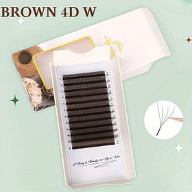 Resim Aguud Brown 4D Şekil Yonca Kirpikler, El Dokuma Fanlar, Hacim Kuzu Yünü İnce Kirpik Uzantıları, Eğlence Partisi Kullanımı, Cadılar Bayramı Noel, Koku Yok, Güzellik Kişisel Bakım Aksesuarları 