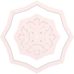 Resim Motifpiyer Lamba Tavan Göbeği 15-model-16gen-91cm-dış-çitalı Beyaz 