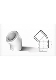 Resim Fırat Pprc 45 Açık Dirsek 10 Adet 25mm 