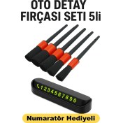 Resim Dacıa Logan Mcv Ambıance 1.5 Dcı 75 Araca Uygun Oto Detay Fırçası Seti 5 'li - Numaratör Hediyeli 