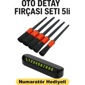 Resim Hyundaı I10 Fl 1.2 Mpı 79 Jump Amt Araca Uygun Oto Detay Fırçası Seti 5 'li - Numaratör Hediyeli 