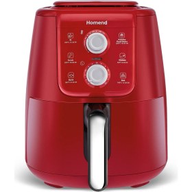 Resim Homend Airfryday 4 Litre 2511H Kırmızı Silver 